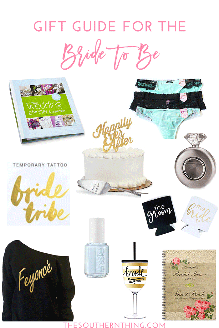 Gift Guide for the Bride to Be: Wedding, Bridal Shower